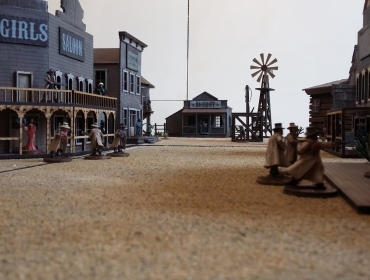 3d storico Old West Town
