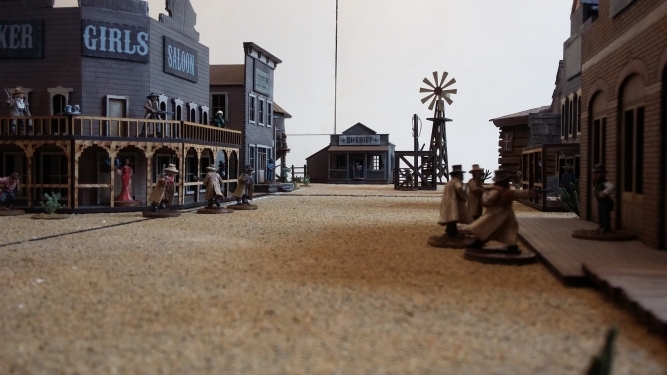 3d storico Old West Town