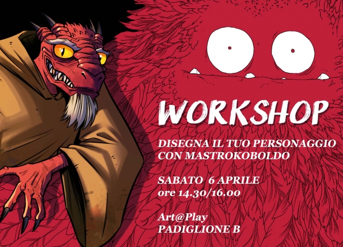 Workshop: Disegna il tuo personaggio con Mastrokoboldo